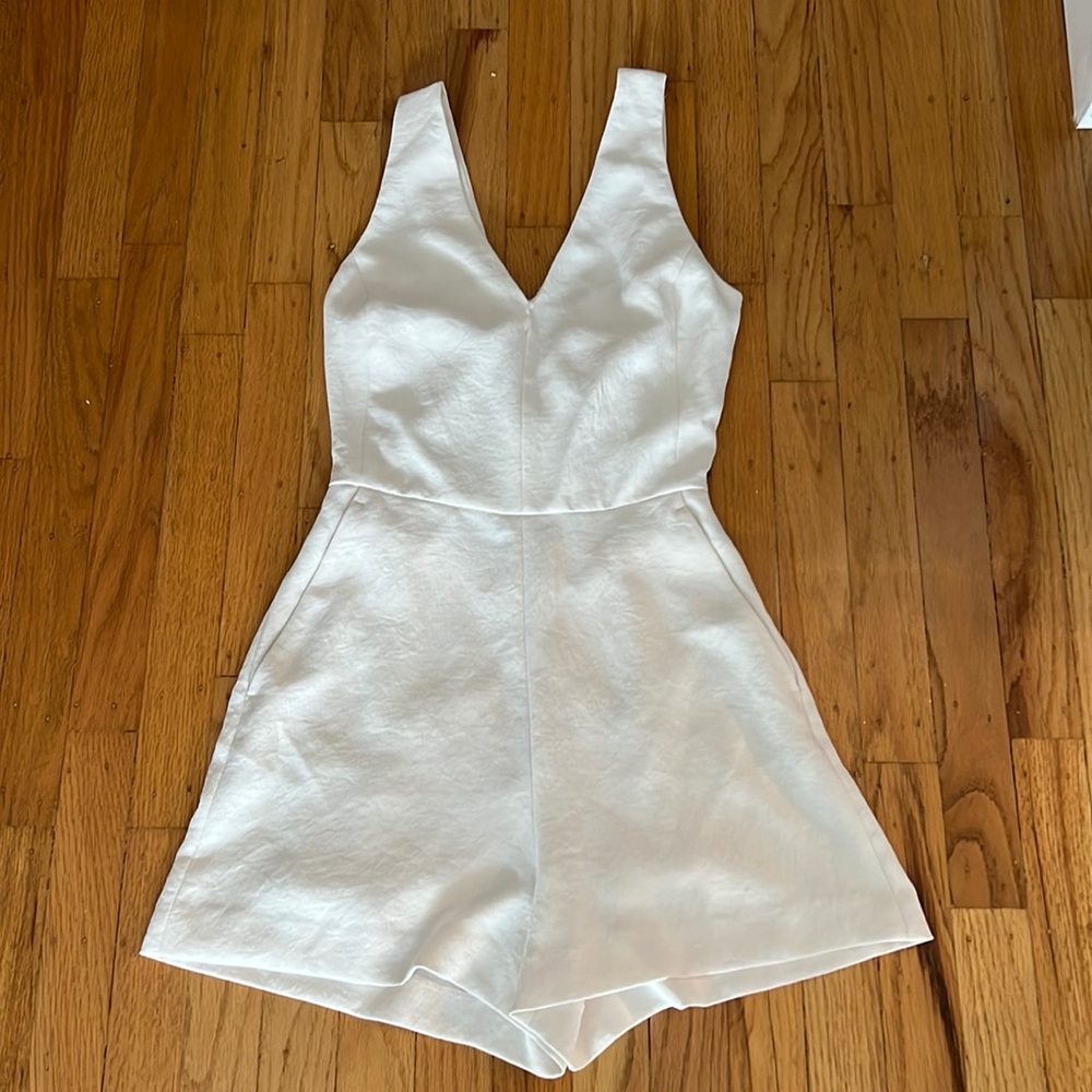 Wilfred Ecoulement romper tie back white cream birch